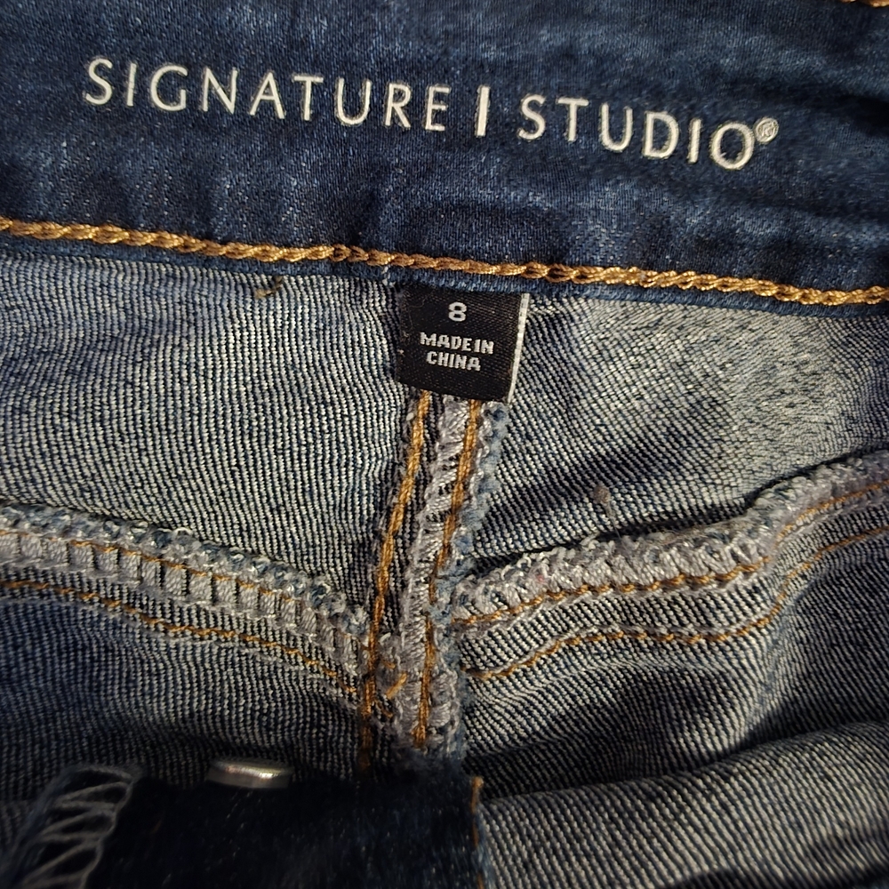 Signature Studio Men's Dark Blue Denim Jeans